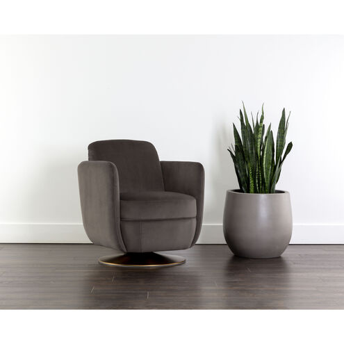 Gilley Meg Ash Swivel Lounge Chair, Swivel